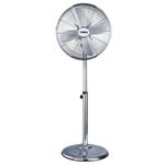 Tower 16" Metal Pedestal Fan Chrome